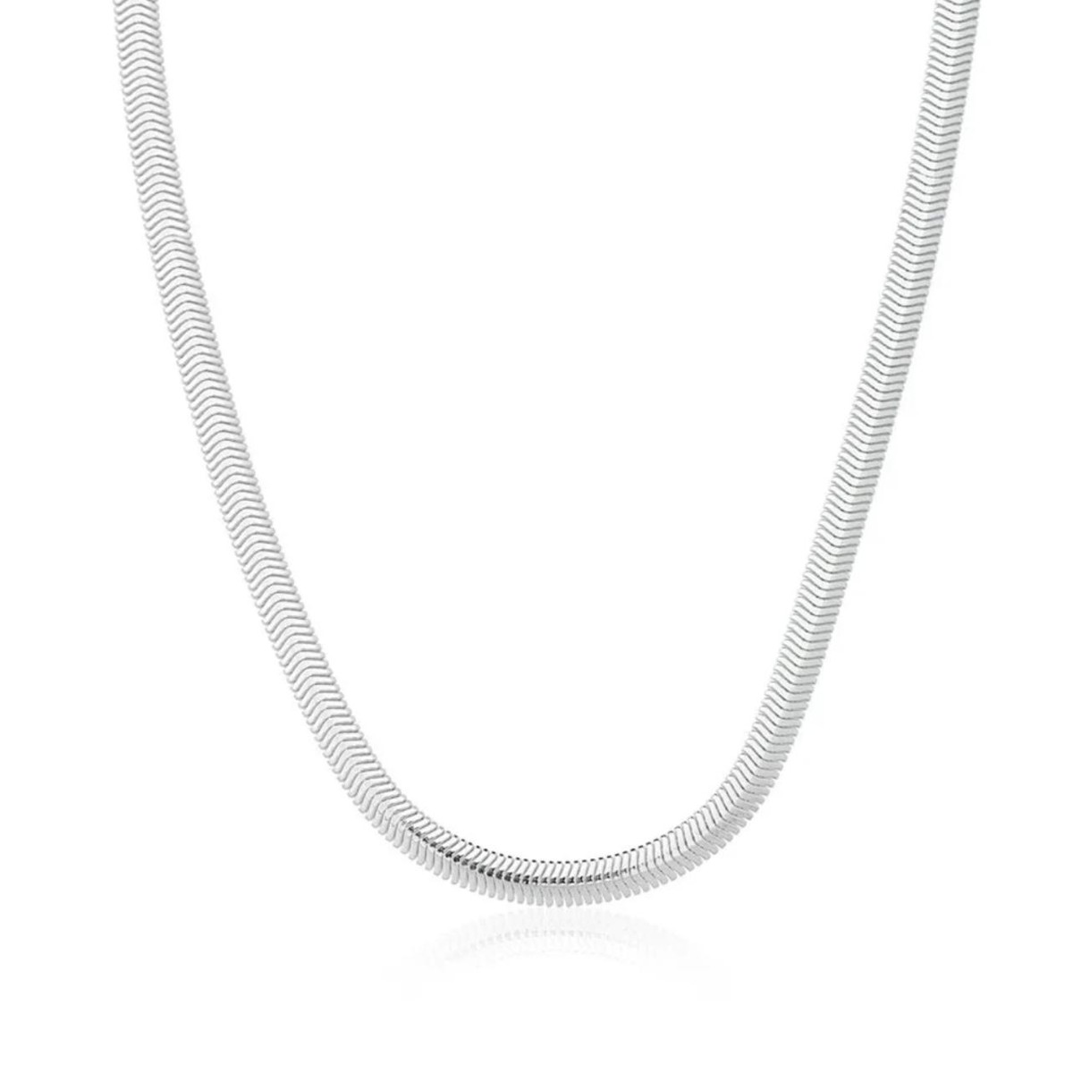 Colar Malha 4mm Prata 925