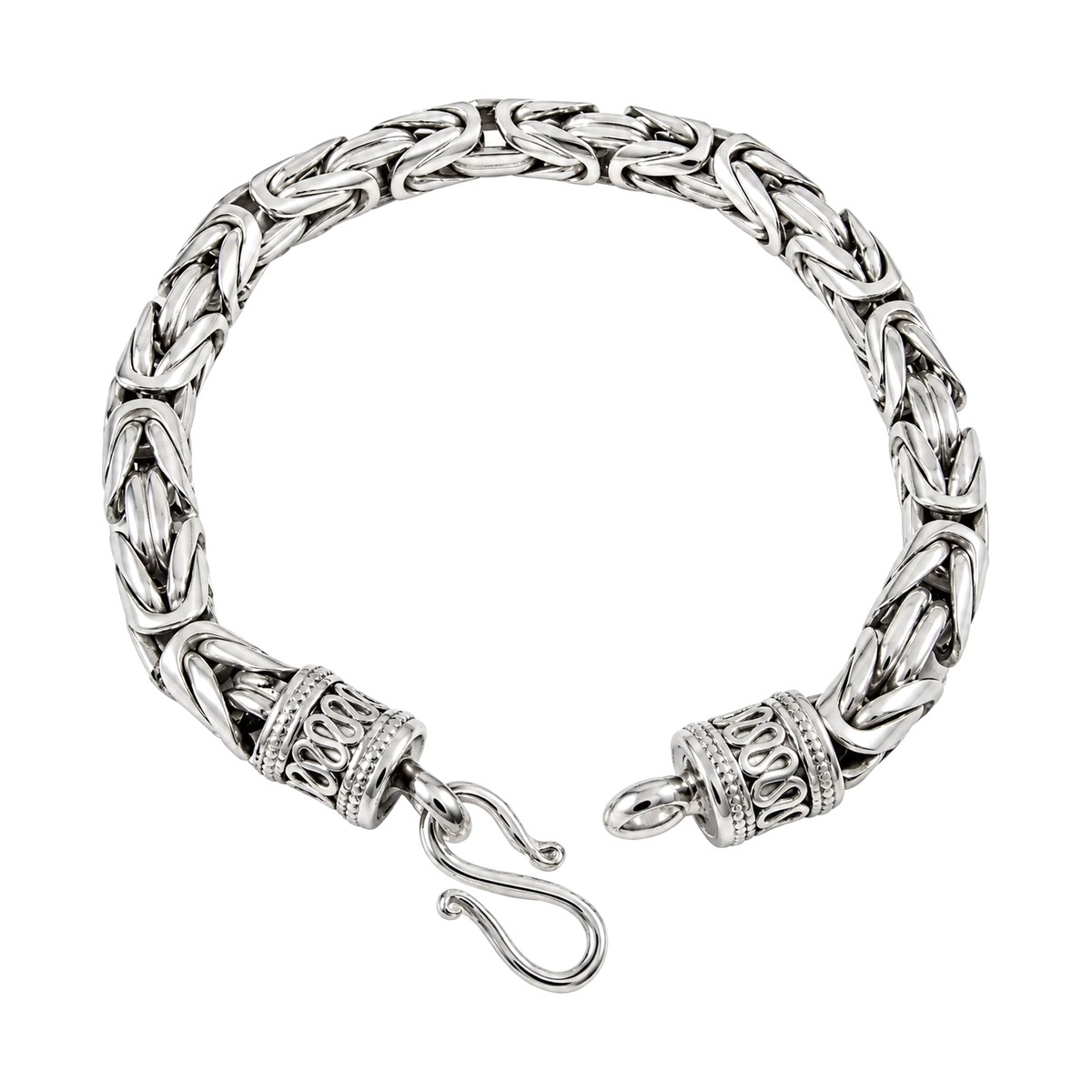 Pulseira Bali Ponto Peruano Prata 925