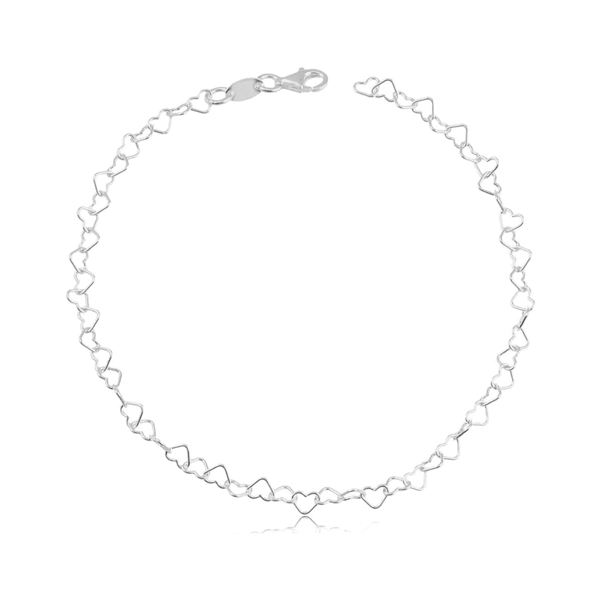 Pulseira elo Coração Infantil