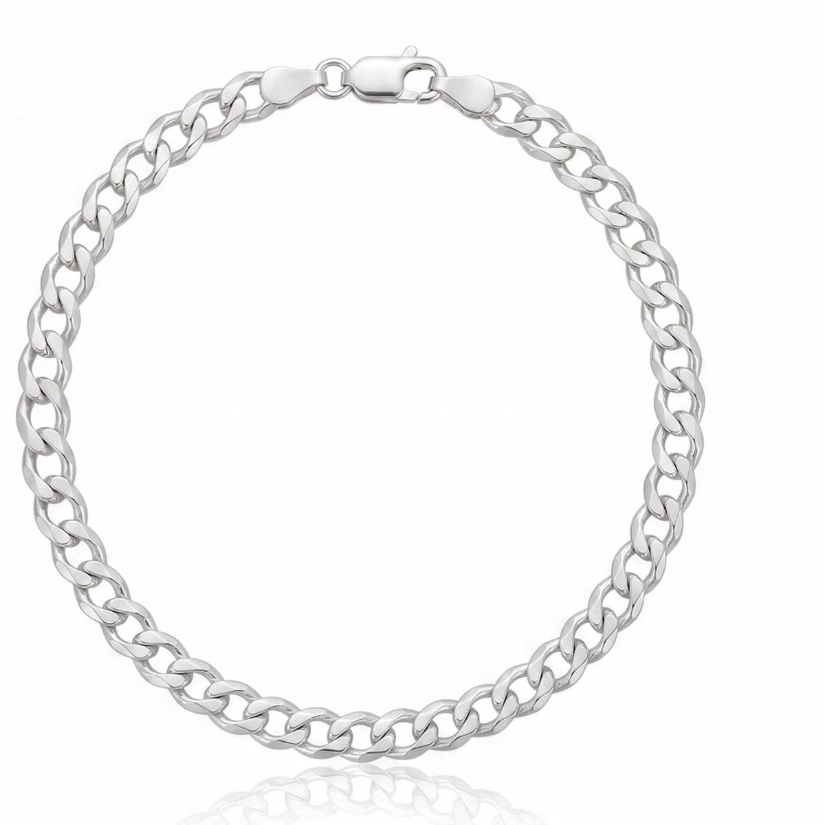Pulseira Grumet 6,5mm Prata 925