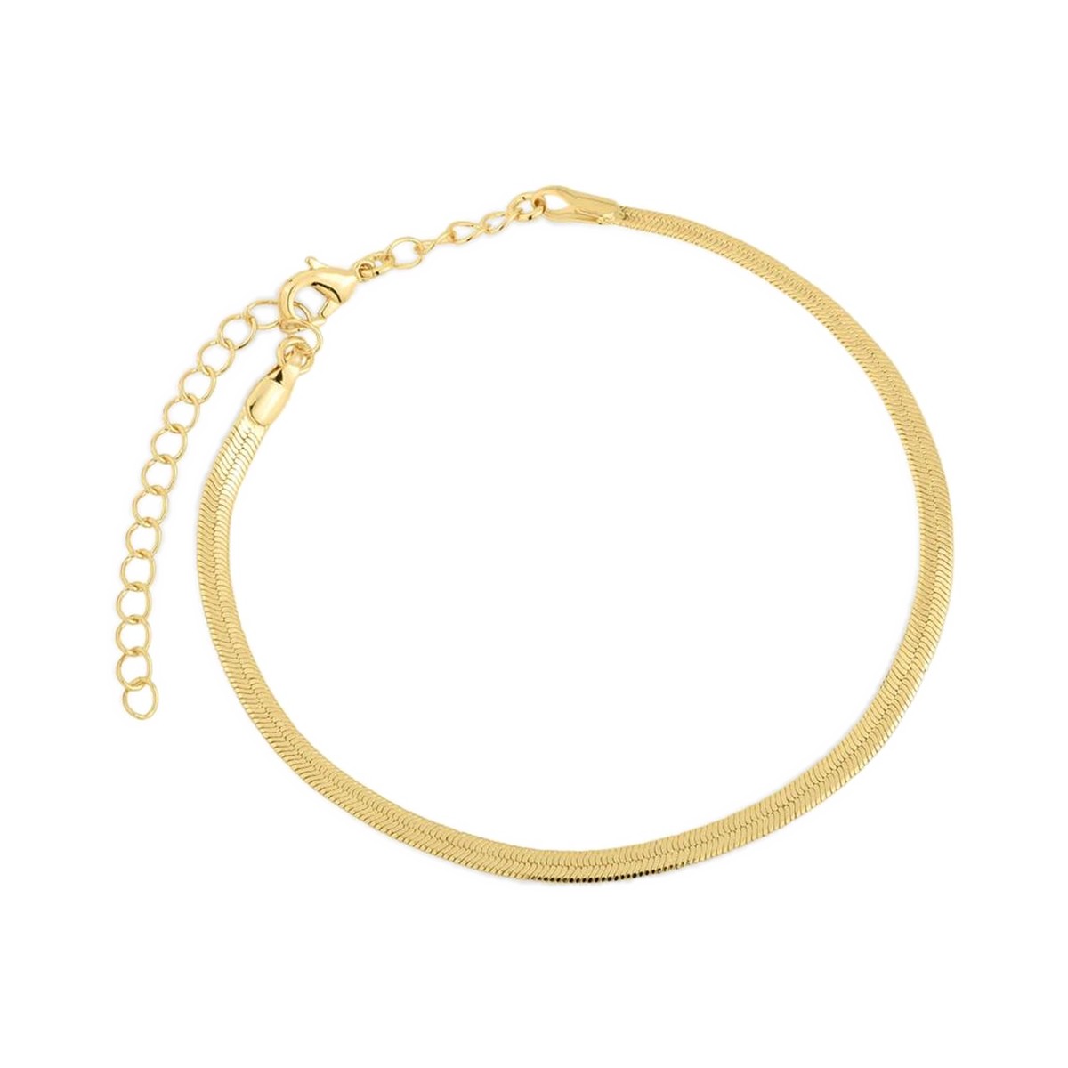 Pulseira Laminada 2mm Banhada a Ouro 18k