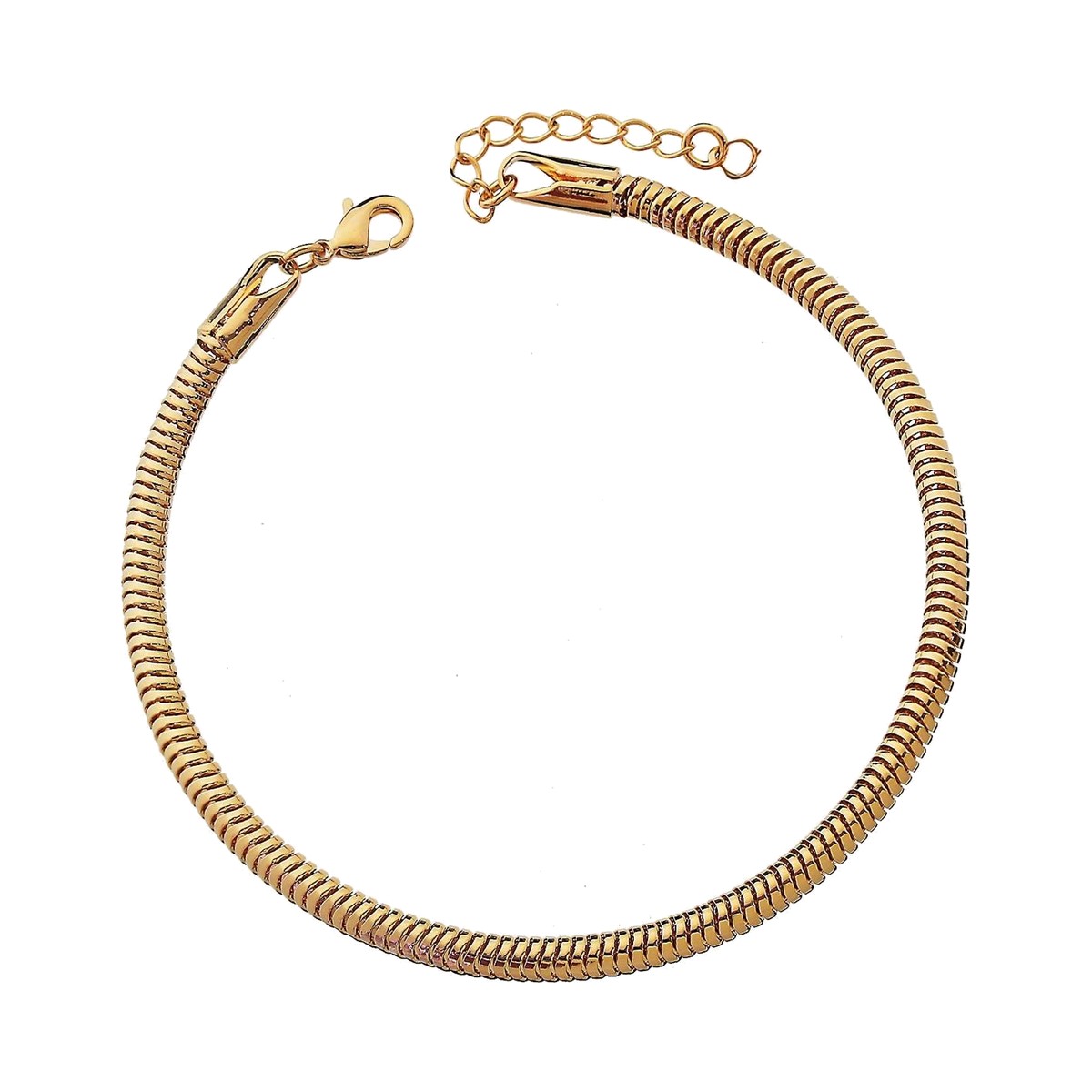 Pulseira Rabo de Rato Banhada a Ouro 18k